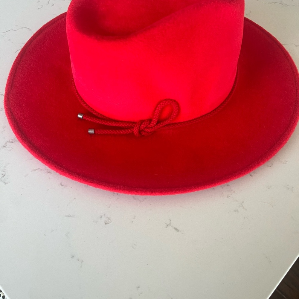 Frances Grey Red Women's Angie Felt Hat - never worn - Picture 9 of 9
